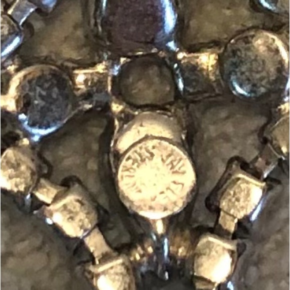 Vintage Sterling Silver and Rhinestone bracelet. 1950’s glam! - Picture 6 of 7